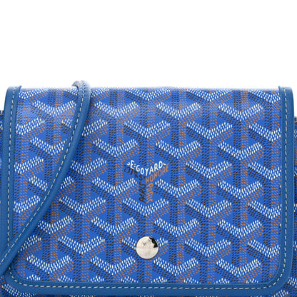 Goyard Goyardine Plumet Wallet Clutch Sky Blue 7 of 9