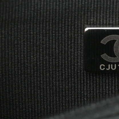 Chanel Caviar Quilted Boy Wallet On Chain WOC Black 8 of 12