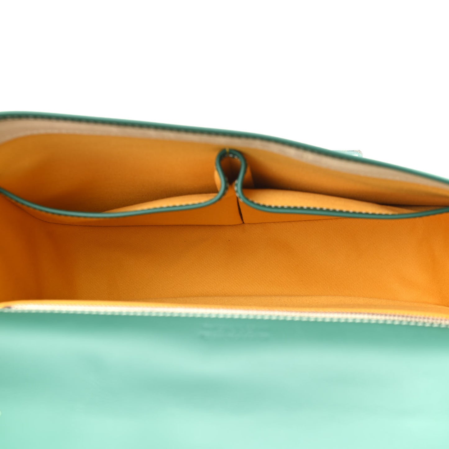 Goyardine Belvedere MM Messenger Bag Green