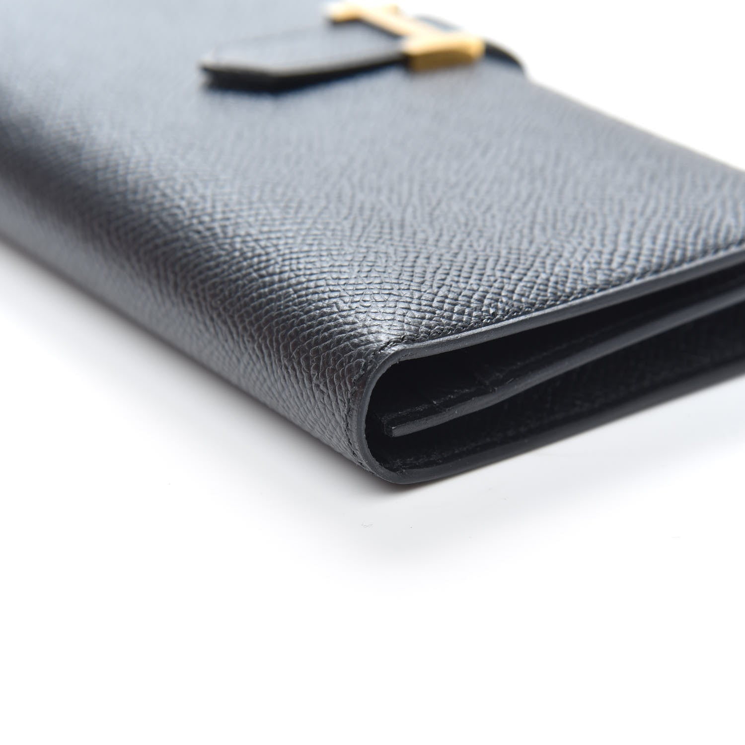 Hermes Epsom Bearn Gusset Wallet Black 8 of 9
