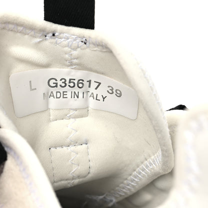 Chanel Velvet Calfskin Mixed Fibers CC Sneakers 39 Ivory Black 8 of 8