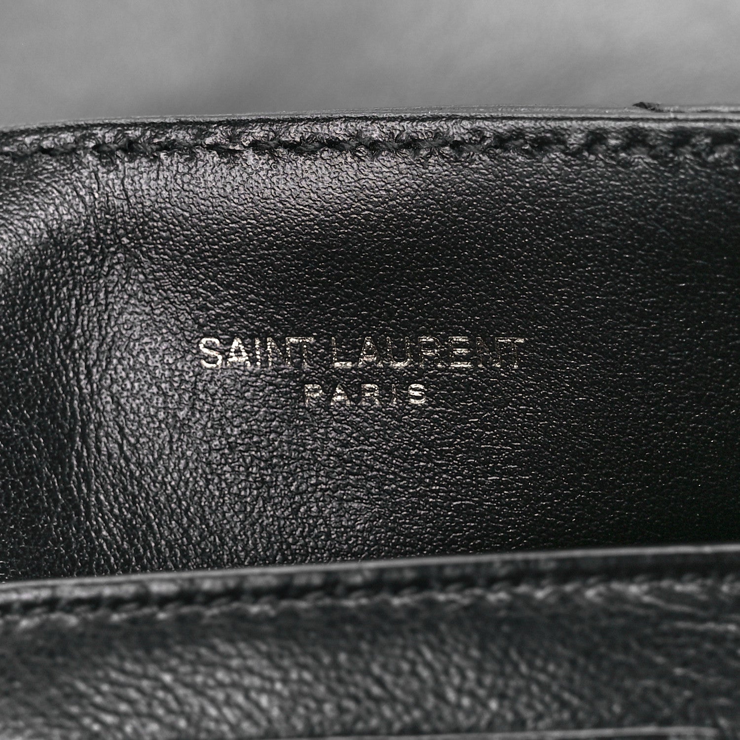 Saint Laurent Calfskin Y Quilted Monogram Monochrome Small Loulou Chain Satchel Black 7 of 12