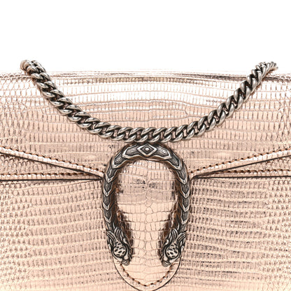 Gucci Metallic Lizard Super Mini Dionysus Bag Rame 7 of 9