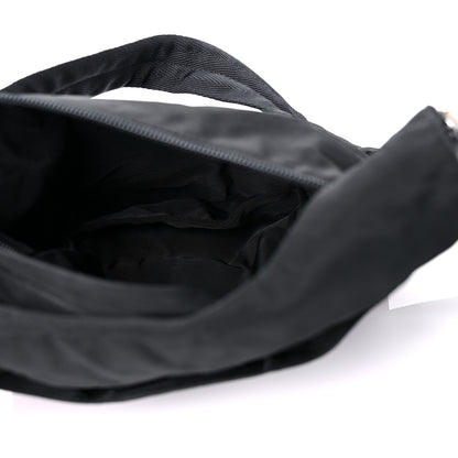 Prada Tessuto Nylon Saffiano Flat Messenger Bag Black 5 of 17