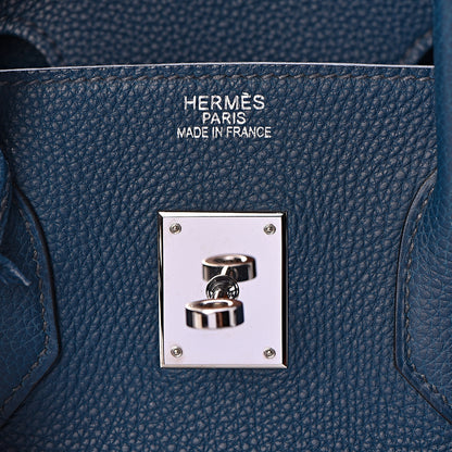 Hermes Togo Birkin 35 Bleu De Prusse 22 of 32