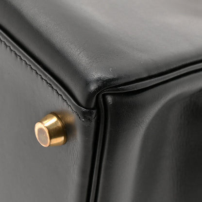 Hermes Box Kelly Retourne 28 Black 12 of 12