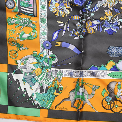 Hermes Silk Fantaisies Indiennes Scarf 90 9 of 9