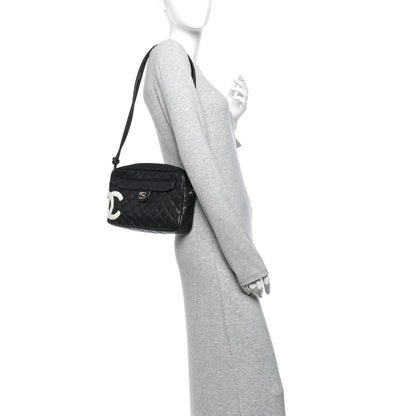 Chanel Calfskin Quilted Cambon Camera Bag Black 2 of 11
