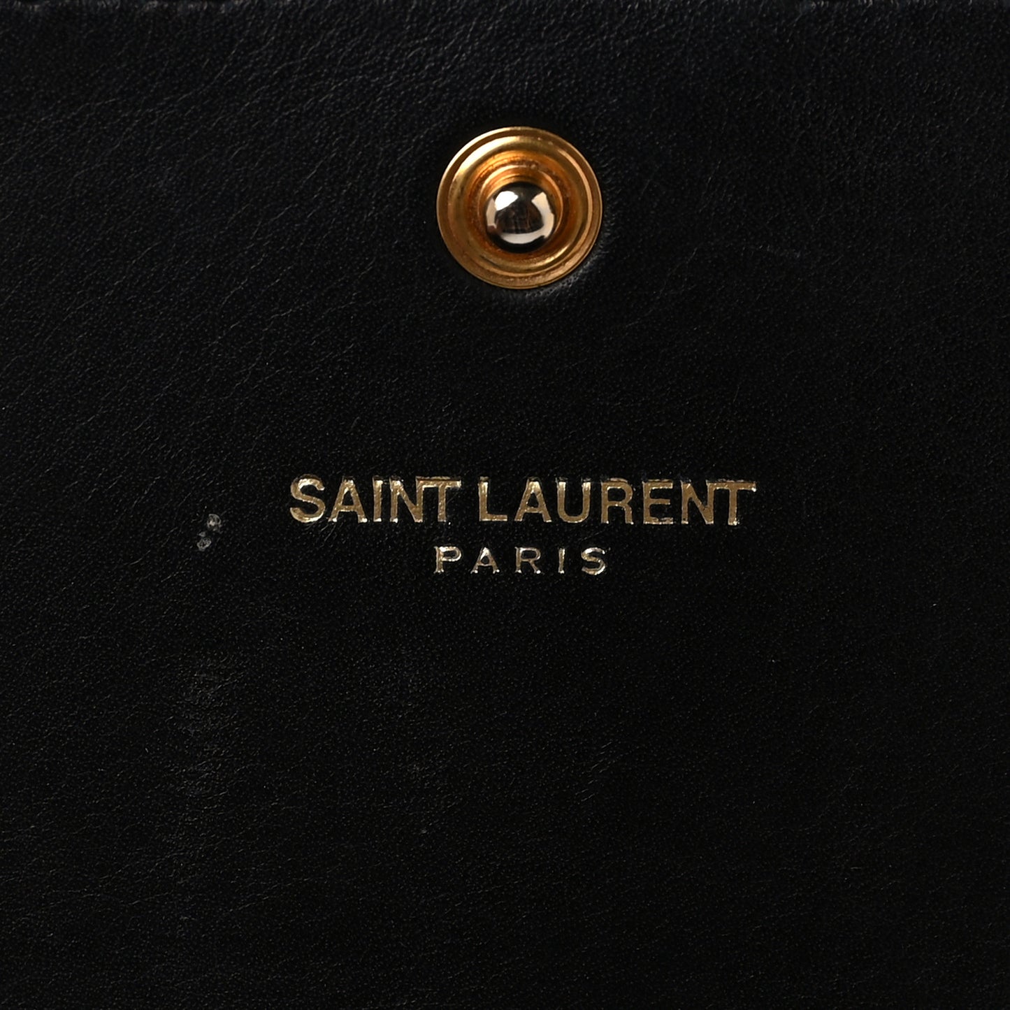 Calfskin Monogram Large Flap Wallet Black