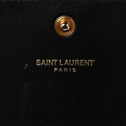 Saint Laurent Calfskin Monogram Large Flap Wallet Black 6 of 11