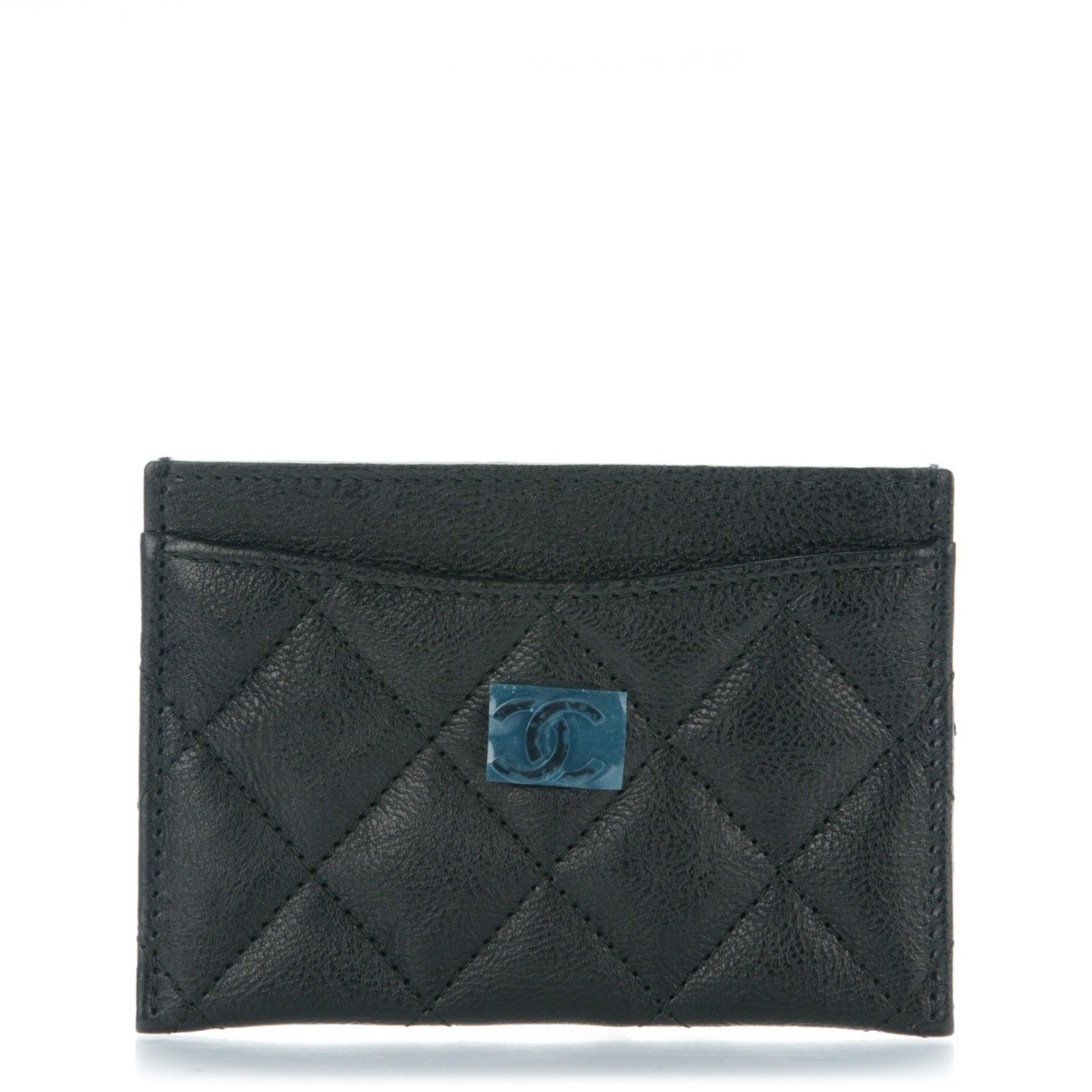 Chanel Calfskin Quilted Card Holder So Black 1 of 7