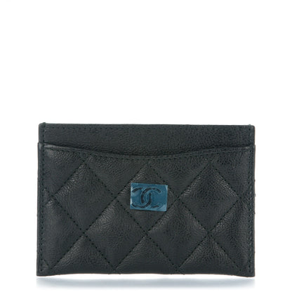 Chanel Calfskin Quilted Card Holder So Black 1 of 7