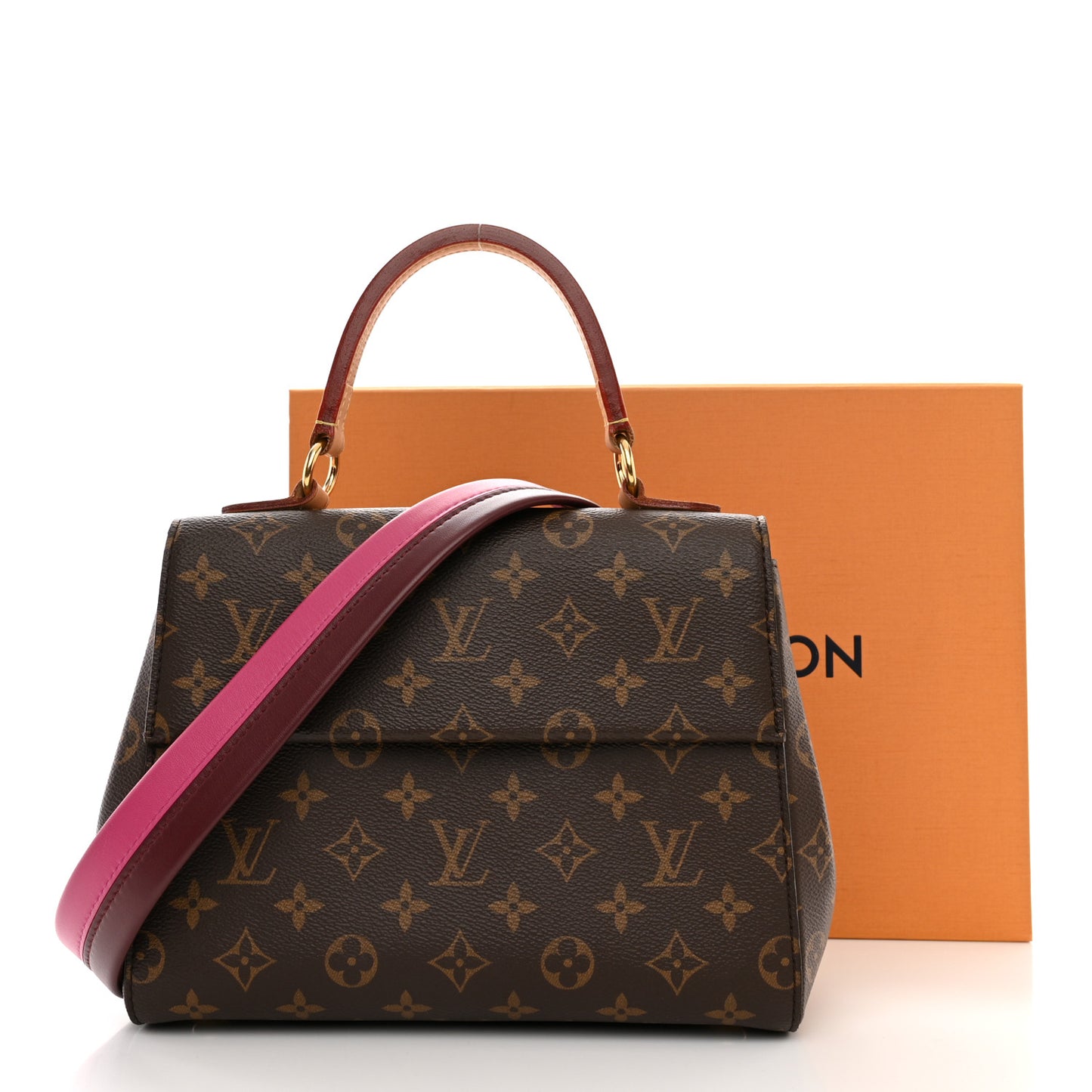 Monogram Cluny BB Bordeaux Fuchsia