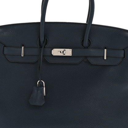 Hermes Togo BIRKIN 35 Bleu De Malte 8 of 12