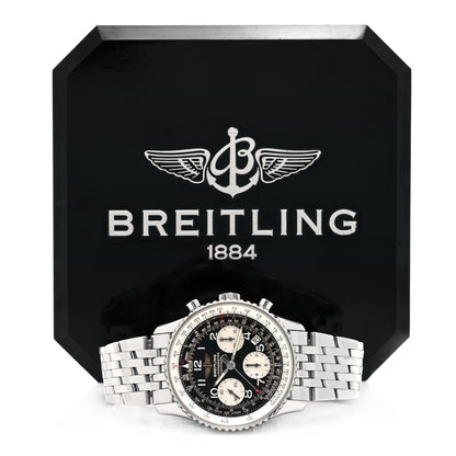 Breitling Stainless Steel 42mm Navitimer Chronograph Automatic Watch Black A23322 5 of 5