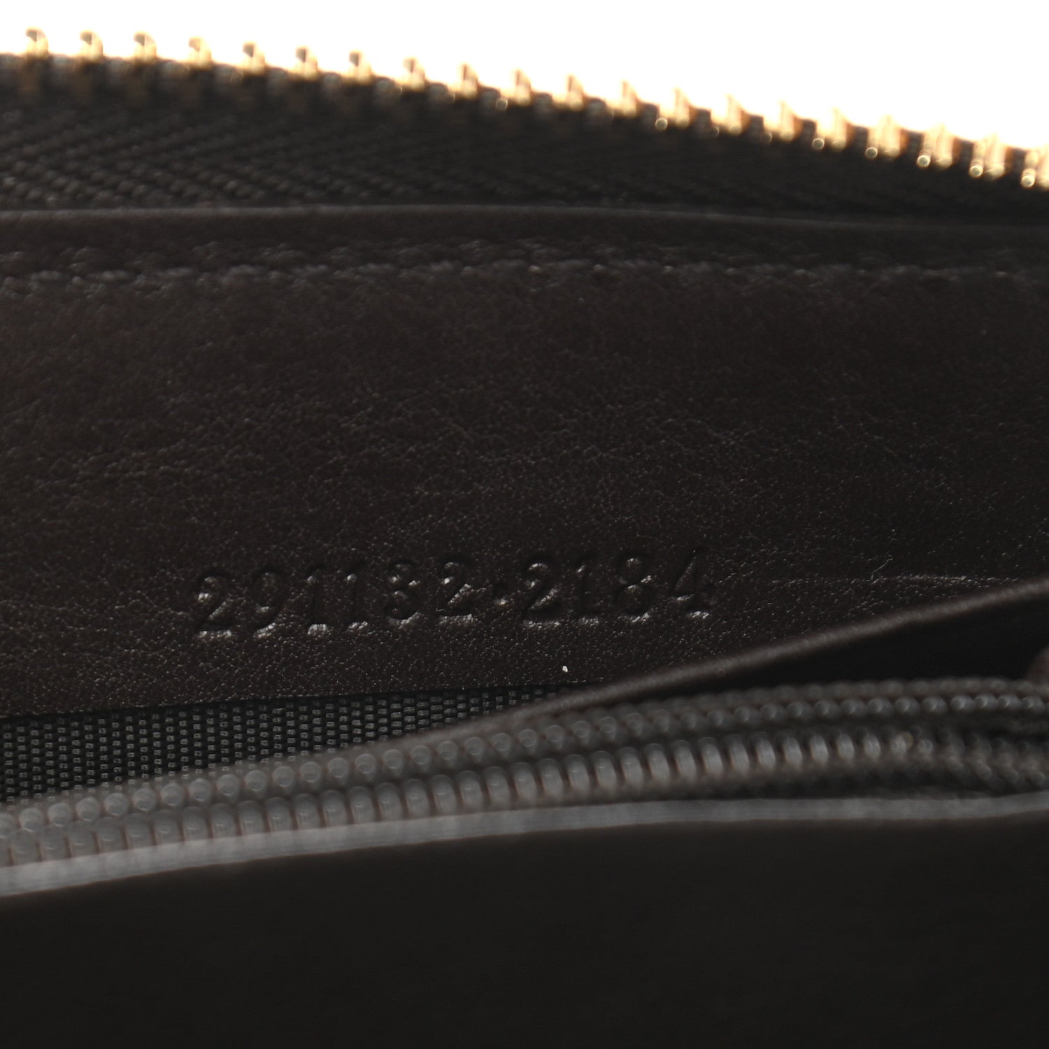 Gucci Monogram Margaux Calfskin Sukey Zip Around Wallet Beige Ebony Cocoa 7 of 8