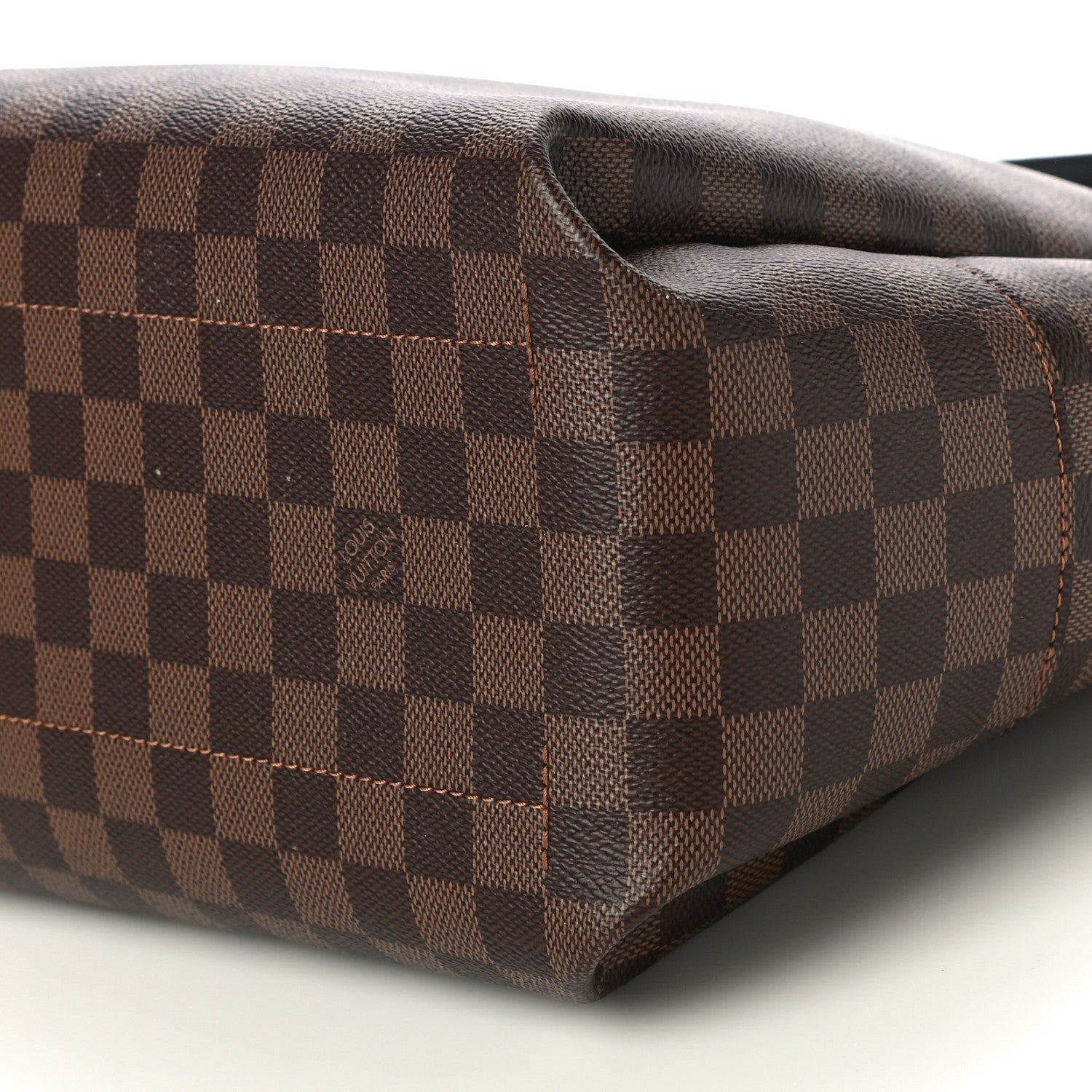 Louis Vuitton Damier Ebene Belmont MM Black 8 of 10