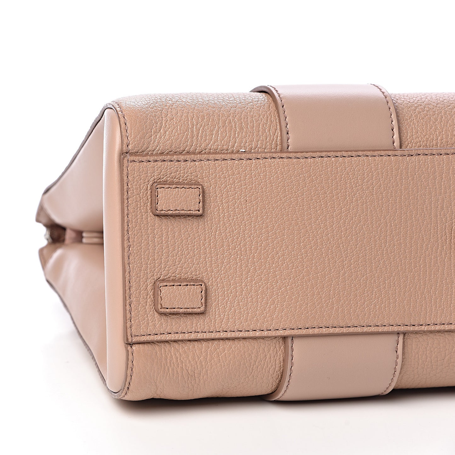 Madras Soft Calfskin Top Handle Satchel Cammeo
