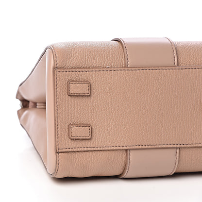 Miu Miu Madras Soft Calfskin Top Handle Satchel Cammeo 7 of 9