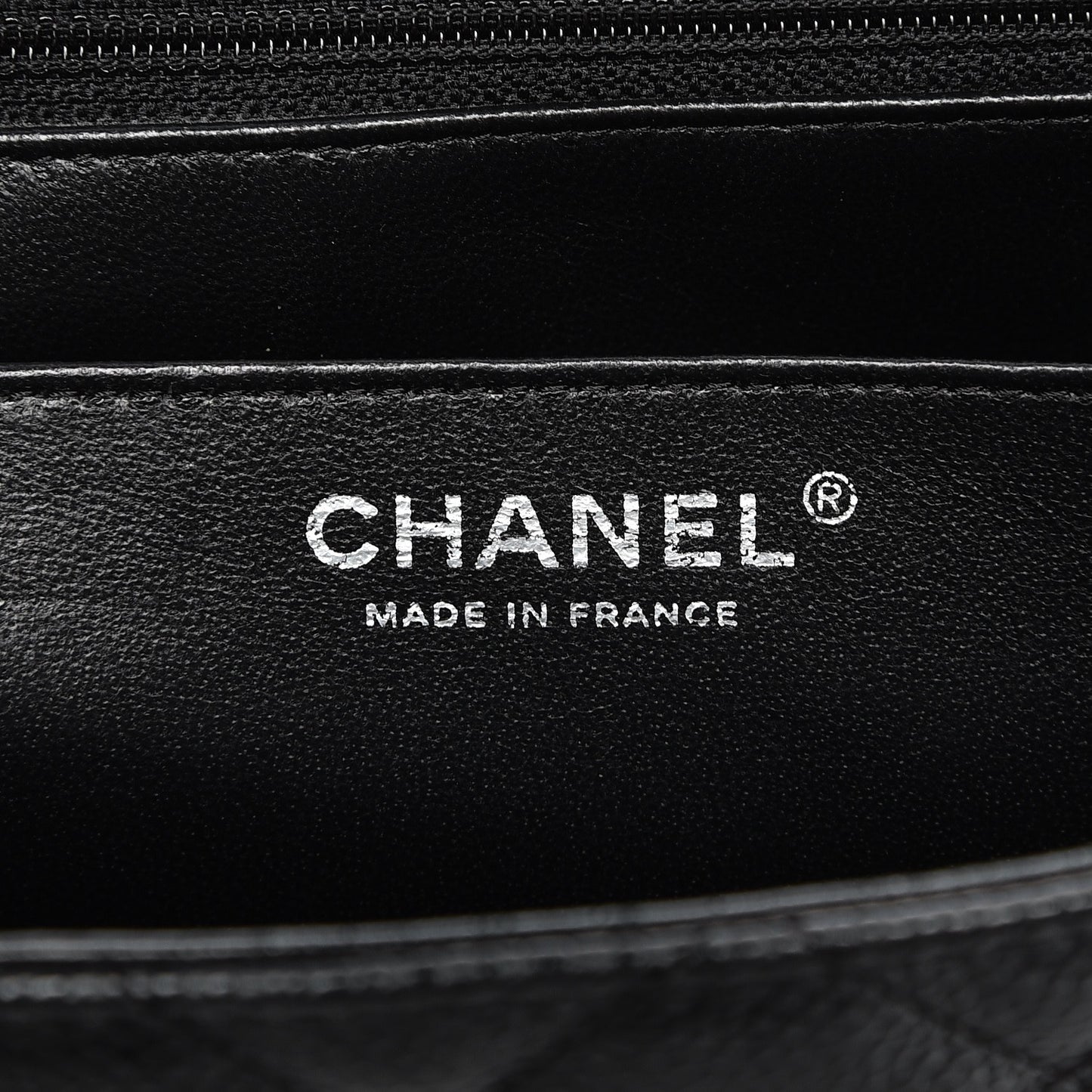 Caviar Quilted Jumbo Single Flap Black