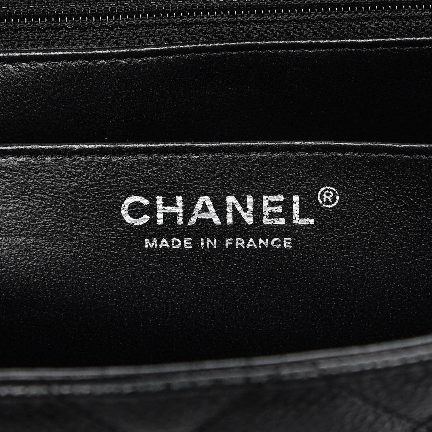 Chanel Caviar Quilted Jumbo Single Flap Black 6 of 7