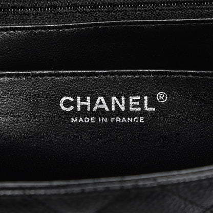 Chanel Caviar Quilted Jumbo Single Flap Black 6 of 7