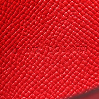 Hermes Epsom Kelly Pocket Compact Wallet Rouge Casaque 7 of 9