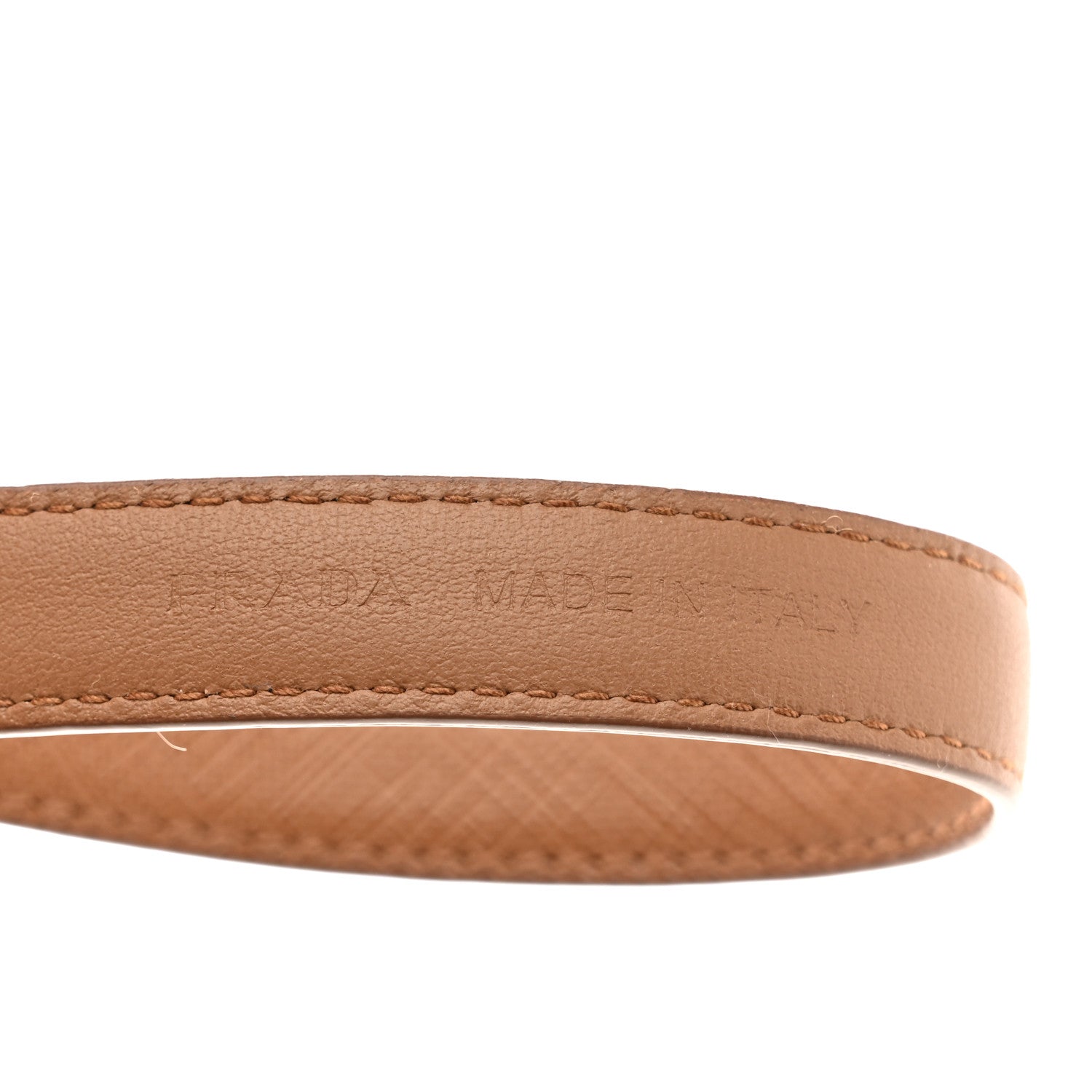 Prada Saffiano Belt 75 30 Caramel 3 of 7