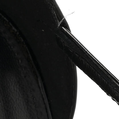 Saint Laurent Patent Cassandra 100 Ankle Strap Sandals 39.5 Black 9 of 10