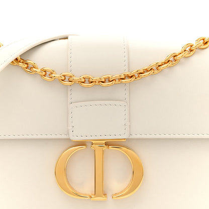 Christian Dior Grained Calfskin 30 Montaigne East West Chain Flap Bag Off White 8 of 13