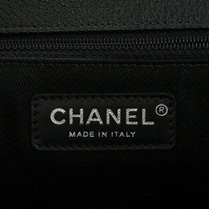 Chanel Caviar Quilted Large Round Messenger Flap Black 5 of 6