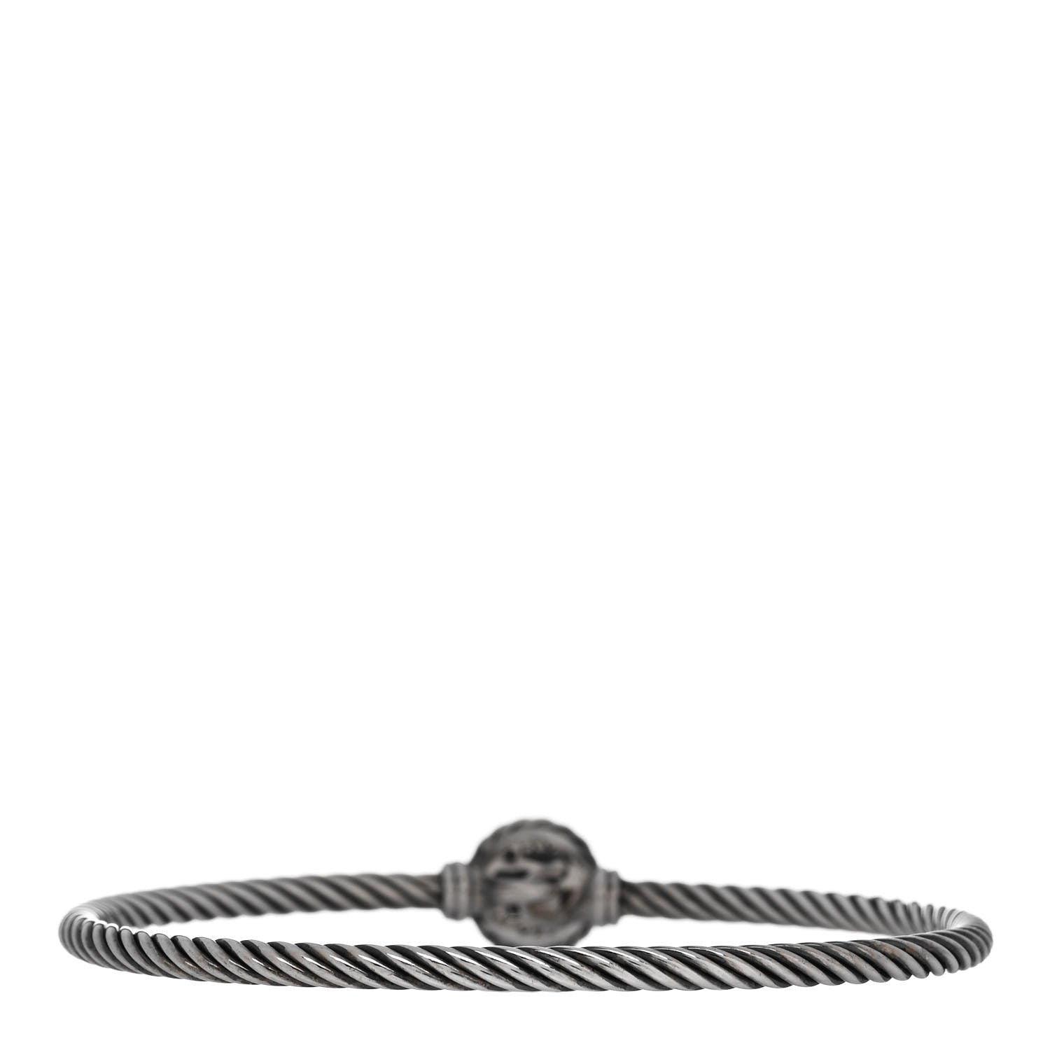 David Yurman Sterling Silver Blue Topaz 3mm Chatelaine Bracelet 2 of 3
