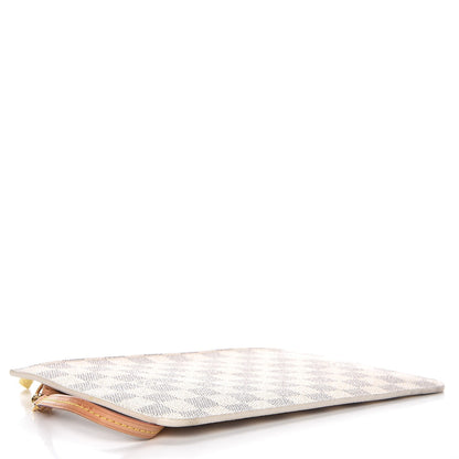 Louis Vuitton Damier Azur Neverfull MM GM Pochette 4 of 9