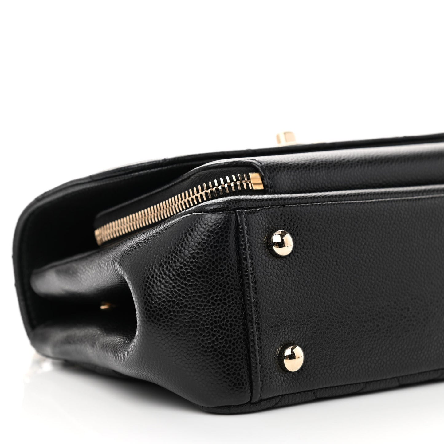 Caviar Quilted Small Business Affinity Flap Black