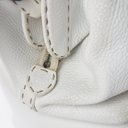 Fendi Calfskin Romano Selleria Adele 1328 Bag White 21 of 38