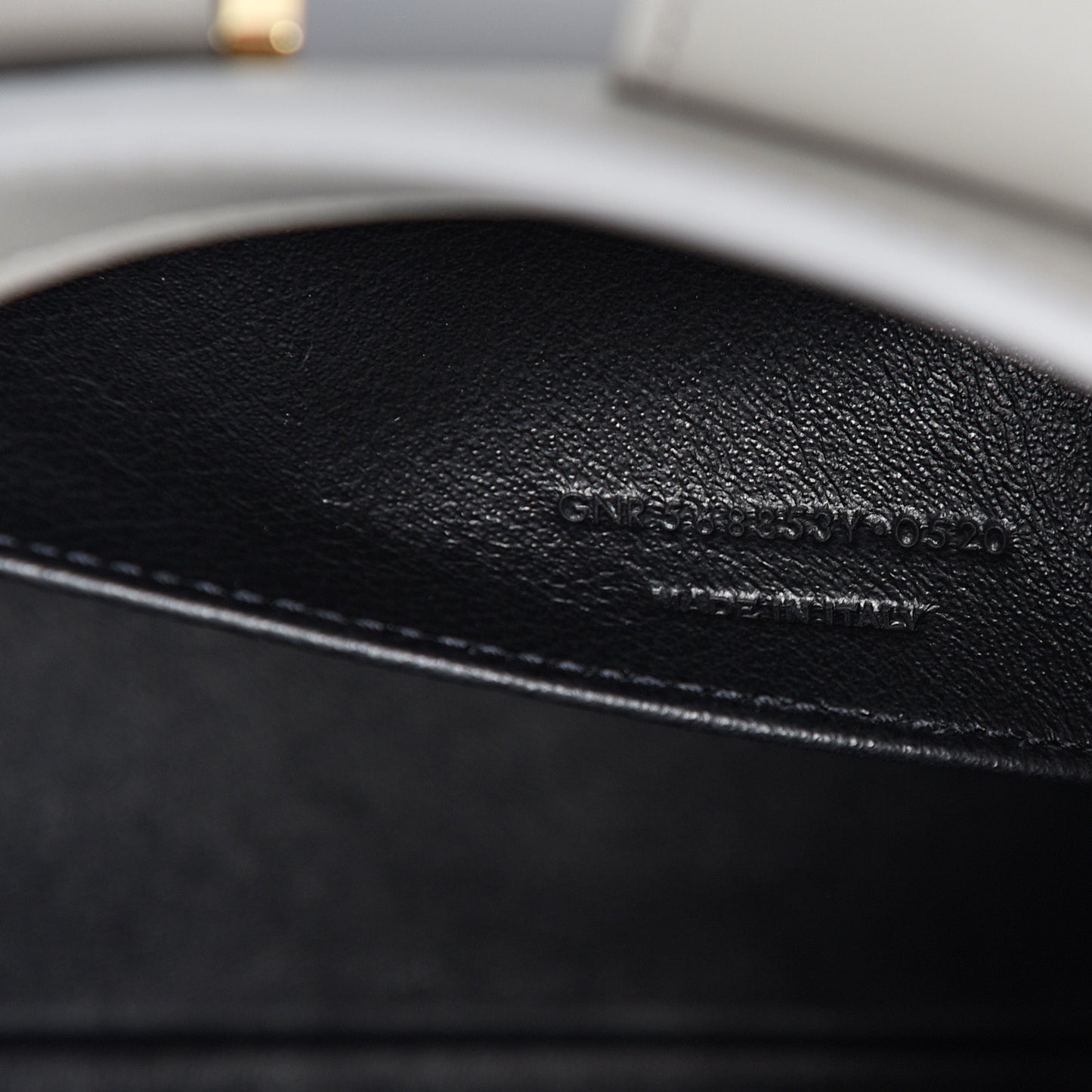 Calfskin Monogram Baby Cabas Fog