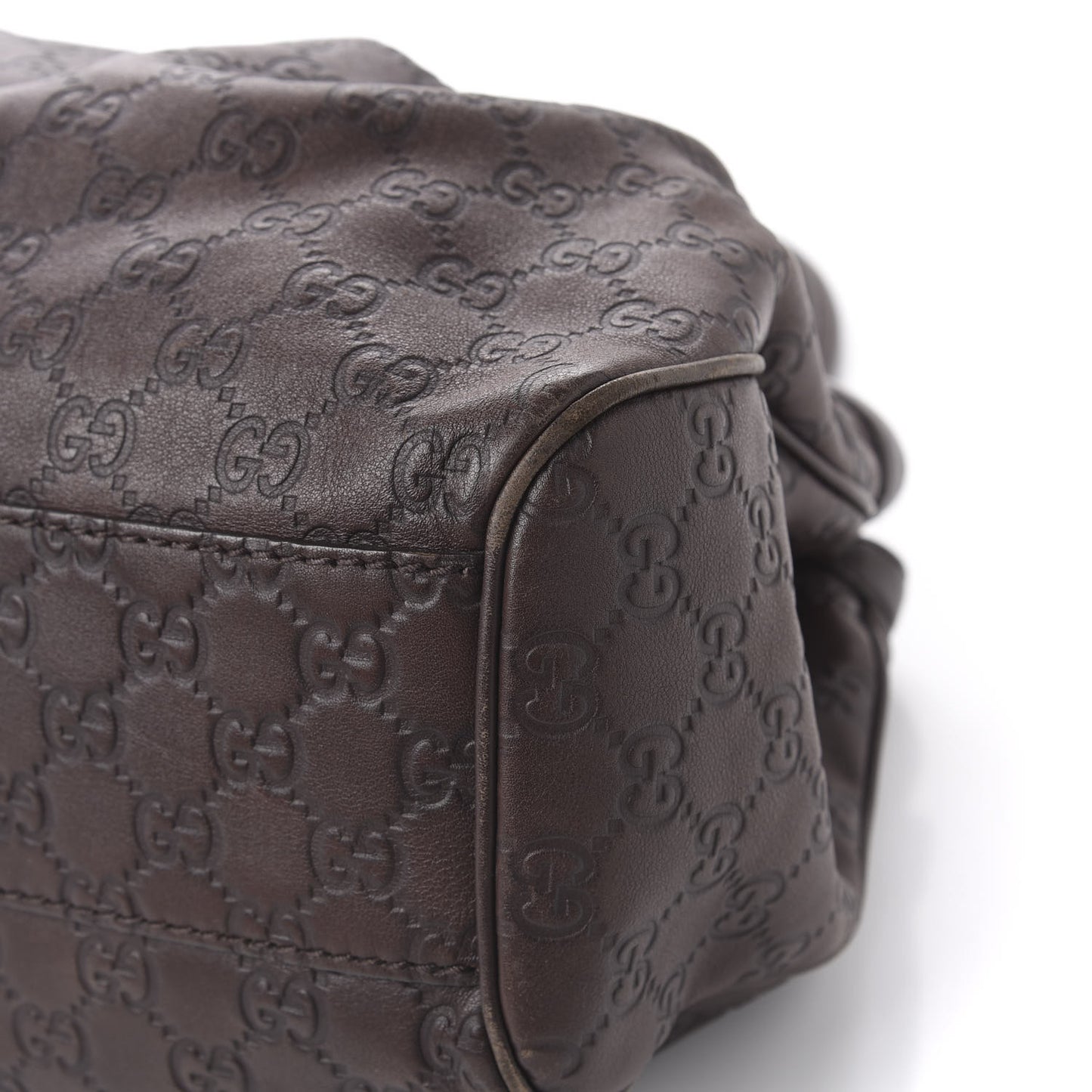 Guccissima Medium Sukey Tote Chocolate