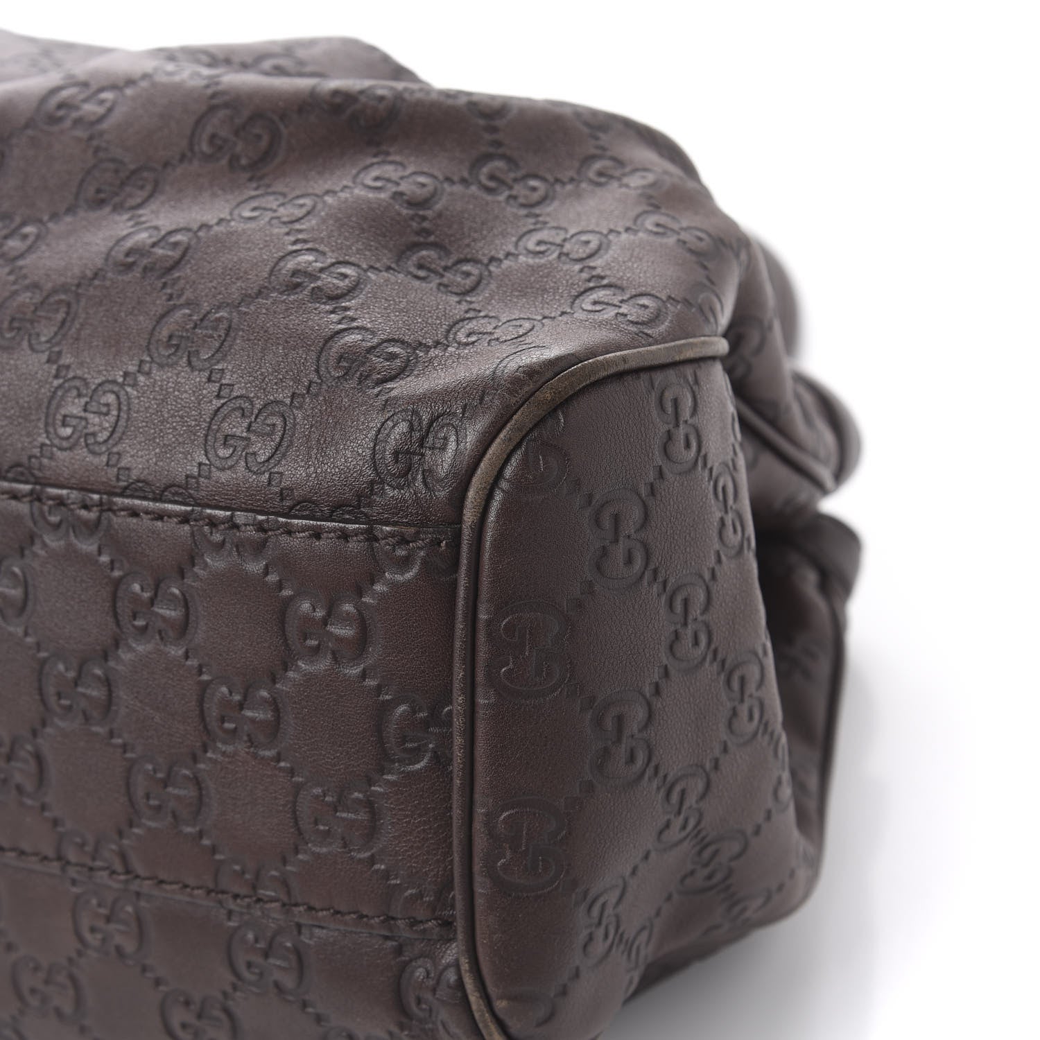 Gucci Guccissima Medium Sukey Tote Chocolate 9 of 11