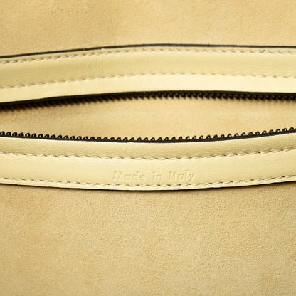 Celine Supple Calfskin Medium Phantom Luggage Light Yellow 6 of 10