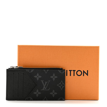 Louis Vuitton Taigarama Coin Card Holder Black 10 of 10