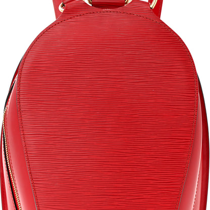 Louis Vuitton Epi Mabillon Backpack Castillan Red 7 of 17