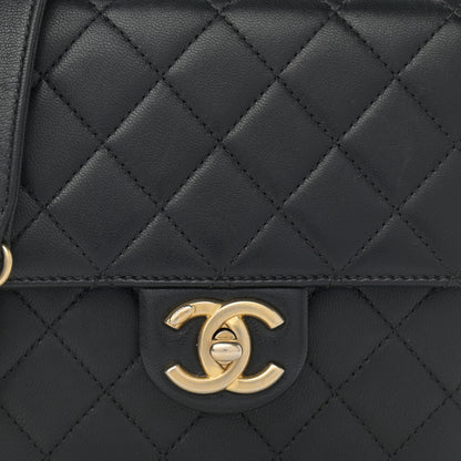 Chanel Goatskin Quilted Chic Pearls Flap Black 8 of 11