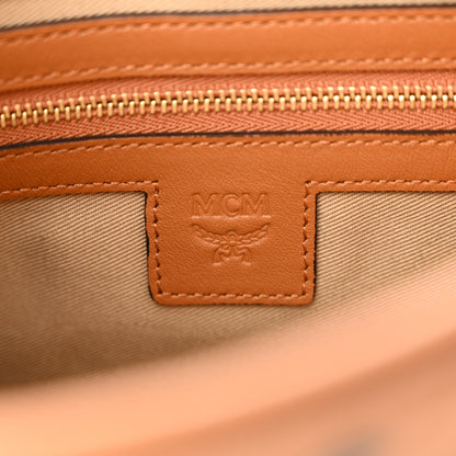 MCM Visetos Small Klassik Messenger Bag Cognac 6 of 9