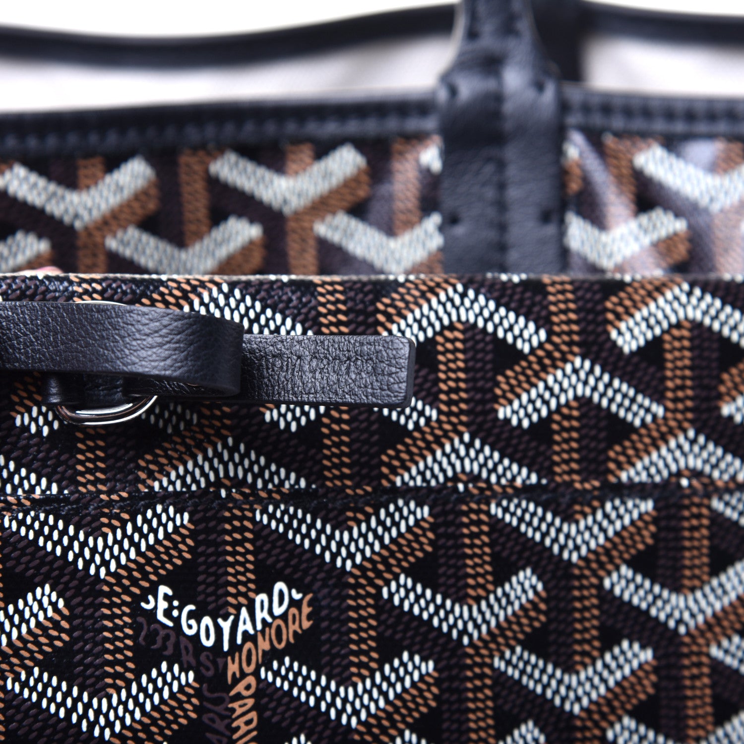 Goyard Goyardine Saint Louis PM Black 7 of 11