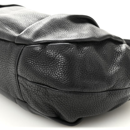 Prada Vitello Daino Shoulder Bag Black 9 of 9