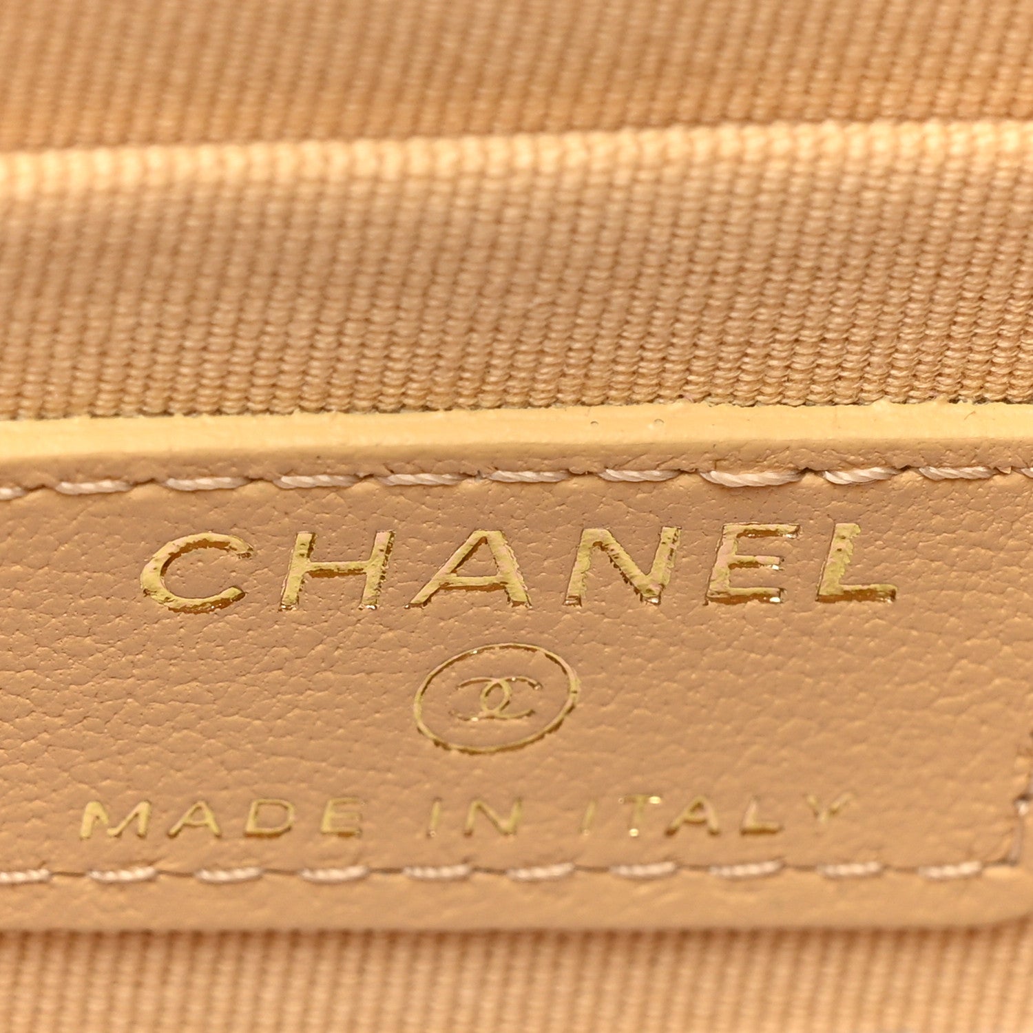 Chanel Lambskin Pearl Enamel Quilted Pearly Girl Handle Flap Clutch With Chain Beige 6 of 10