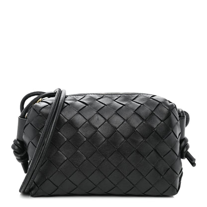 Bottega Veneta Nappa Intrecciato Mini Loop Camera Bag Black 1 of 10