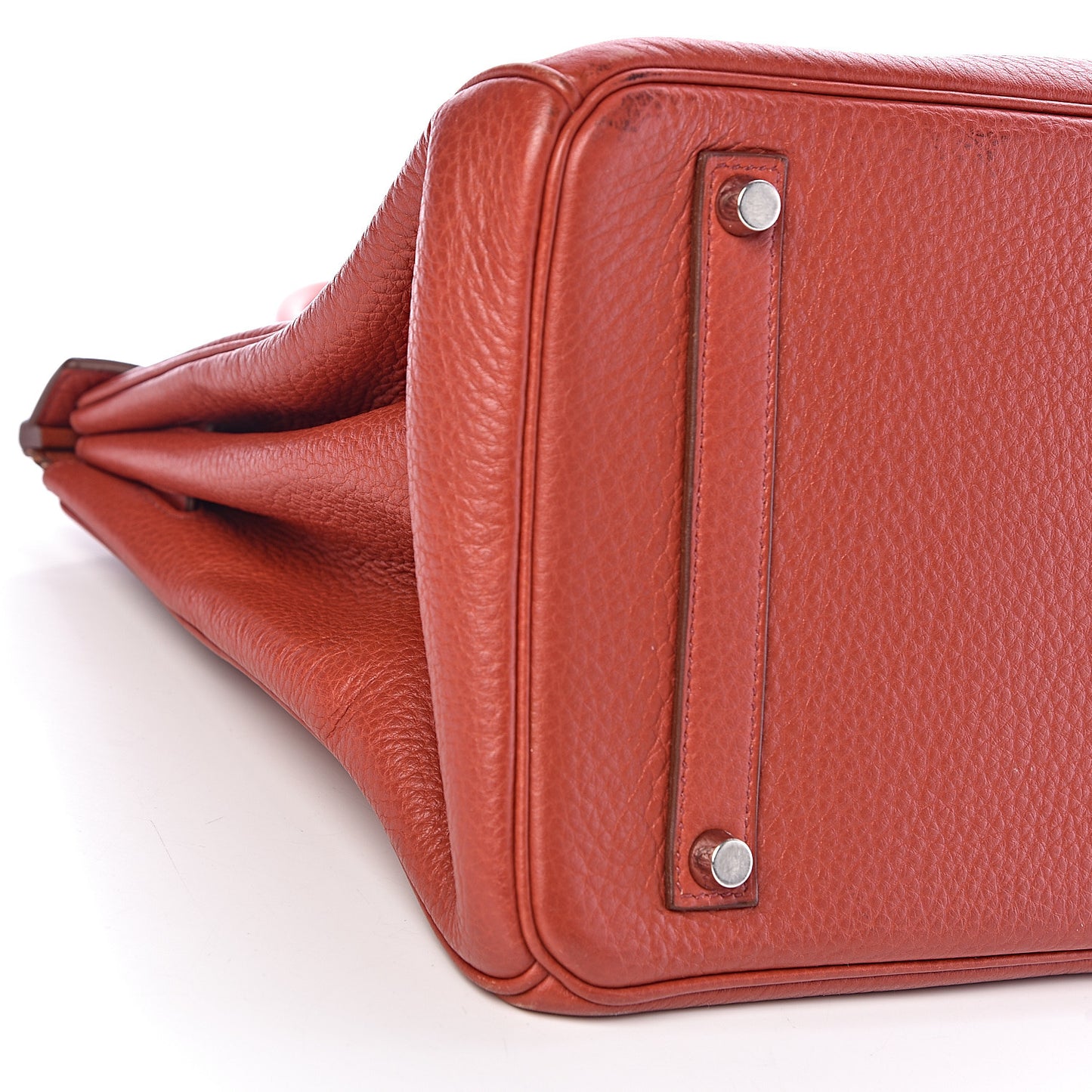 Taurillon Clemence Birkin 35 Rouge Venetian