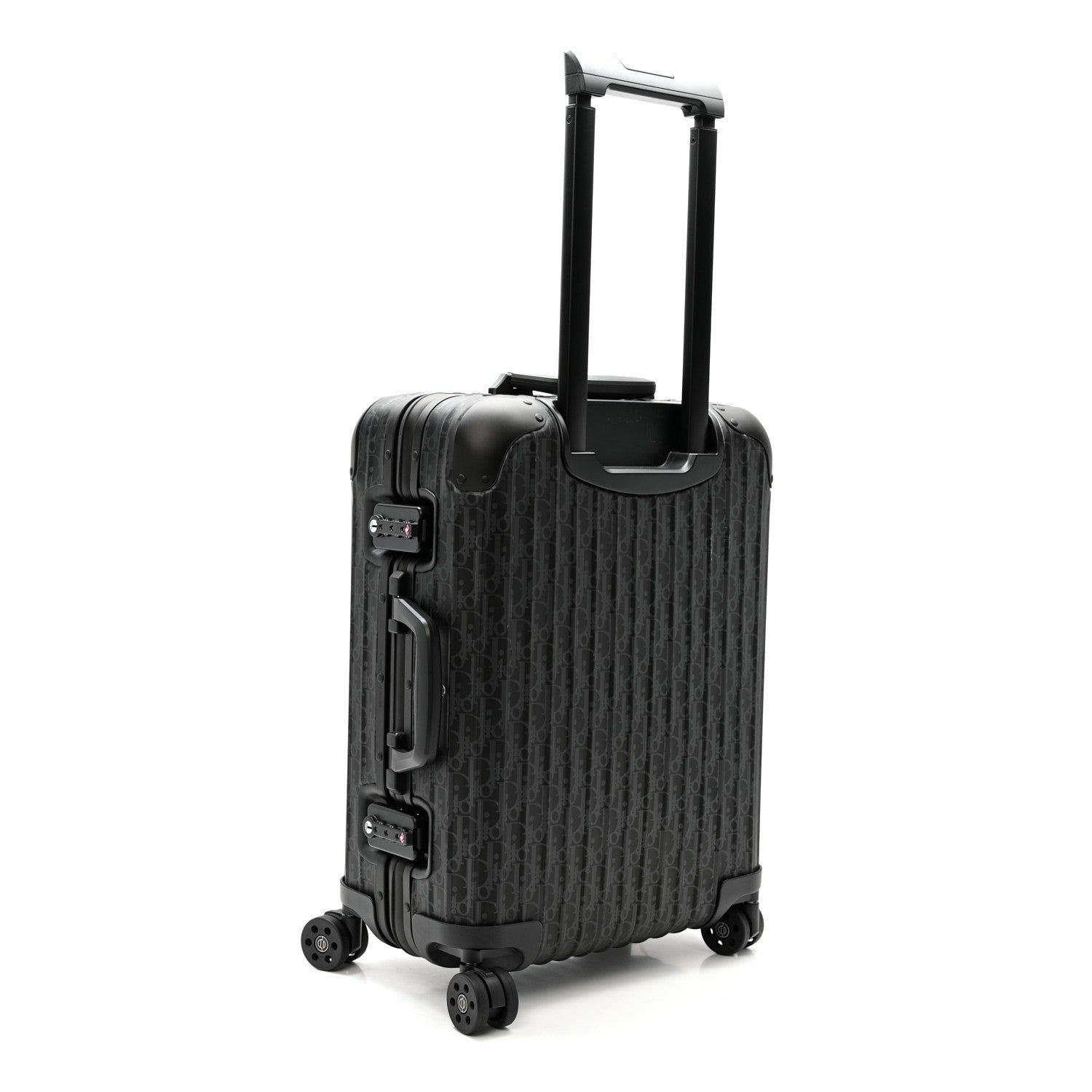 Christian Dior X RIMOWA Aluminum Gradient Original Cabin Luggage Black 2 of 12