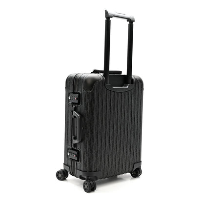 Christian Dior X RIMOWA Aluminum Gradient Original Cabin Luggage Black 2 of 12